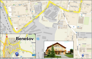 mapka Benešov